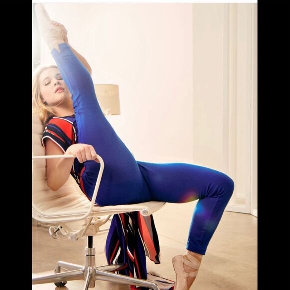 New York & Company Multi-colored High-Low Striped Stretch Duster Top XXL - Picture 9 of 10